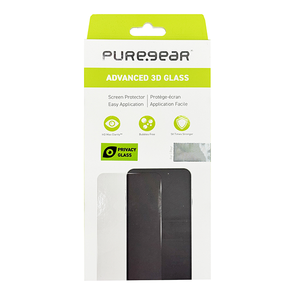 מדבקת מסך פרטיות לאייפון 16 פרו מקס PureGear Privacy Glass