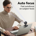 מצלמת רשת ברזולוציית 2K עם חיבור USB 2.0 מתכווננת 360 מעלות Yesido