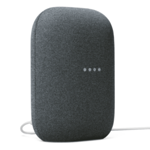 רמקול חכם Nest Audio עם עוזרת אישית Google שחור