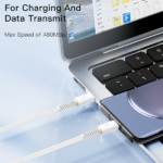 כבל טעינה 1 מטר והעברת נתונים מהירה Type-C 60W מבית Yesido CA154