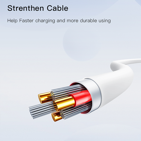 כבל טעינה 1 מטר והעברת נתונים מהירה Type-C 60W מבית Yesido CA154