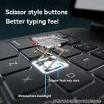 כיסוי מקלדת ועכבר לאייפד 10.9 אייר:11 פרו 2022 דיגטלית נוחה במיוחד עם צג Led מבית Yesido Kb25 5