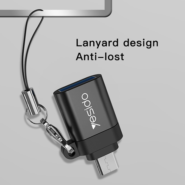 מתאם OTG מיני USB ל-Micro לחיבור מהיר ופשוט Yesido GS07