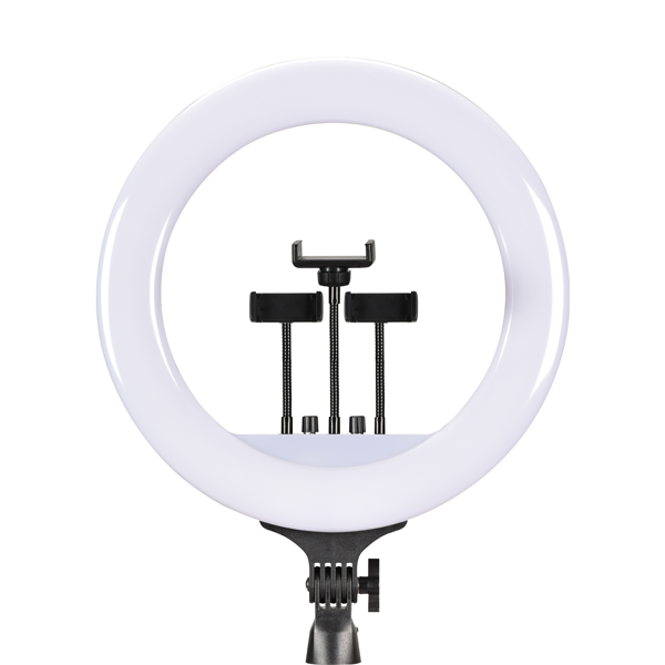 רינג לייט פרימיום 45 ס"מ LED כולל חצובה מתכווננת 1.9 מטר לצילום מקצועי | Energy