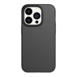 כיסוי לאייפון 14 שחור דק ועמיד בפני נפילות עד 3.6 מטר | Tech21 EvoLite