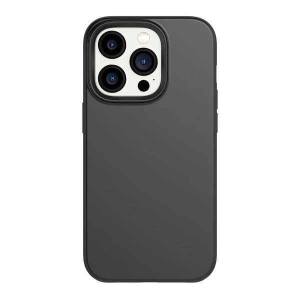 כיסוי לאייפון 14 שחור דק ועמיד בפני נפילות עד 3.6 מטר | Tech21 EvoLite