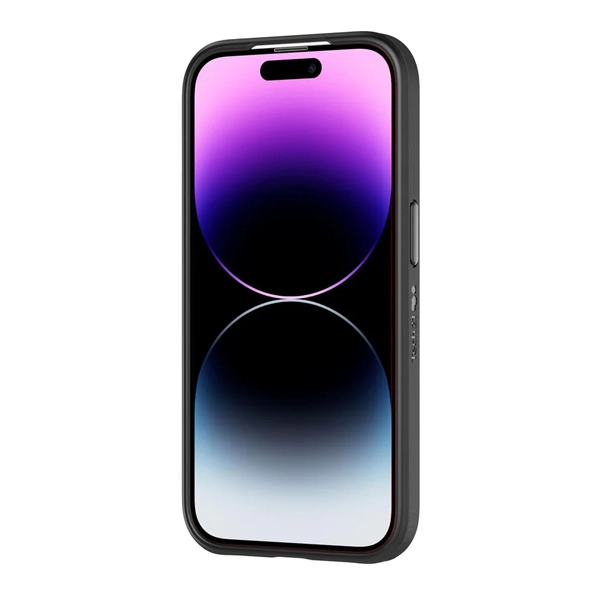 כיסוי לאייפון 14 שחור דק ועמיד בפני נפילות עד 3.6 מטר | Tech21 EvoLite