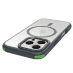 כיסוי לאייפון 16 פרו שקוף אפור ירוק Echo Wave Mini איכותי Beelan