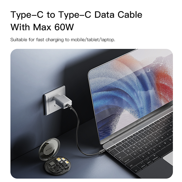 מארז קומפקטי מחזיק סמארטפון 6 ב-1 עם מתאמי OTG, אחסון ומחט לכרטיס סים Yesido CA118