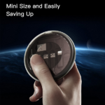 מארז קומפקטי מחזיק סמארטפון 6 ב-1 עם מתאמי OTG, אחסון ומחט לכרטיס סים Yesido CA118