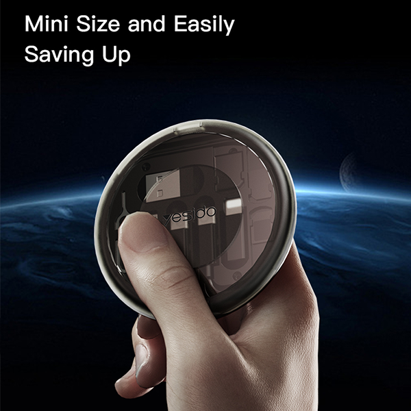 מארז קומפקטי מחזיק סמארטפון 6 ב-1 עם מתאמי OTG, אחסון ומחט לכרטיס סים Yesido CA118