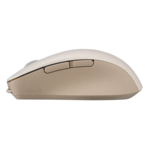 עכבר אלחוטי Bluetooth ארגונומי עם 6 כפתורים שקט ונייד Asus MD200 בז'