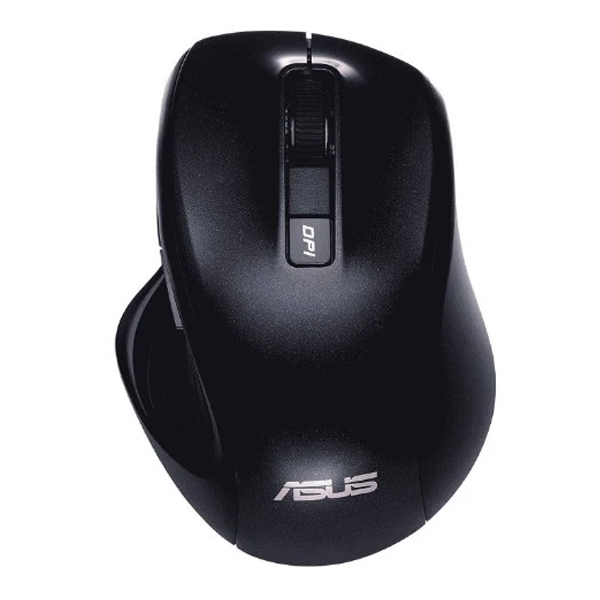 עכבר ארגונומי אלחוטי שקט וחכם עם 4 מצבי DPI מבית Asus MW202 כחול כהה