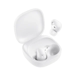 אוזניות אלחוטיות Xiaomi Redmi Buds 6 Play קלות ונוחות עם סינון רעשים לבן