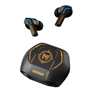 אוזניות אלחוטיות שחורות TF-T06 עם סאונד עוצמתי ועיצוב נוח מבית Transformers