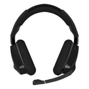 אוזניות גיימינג אלחוטיות Corsair Void Rgb Elite Wireless שחור עם שמע היקפי 7.1 ונוחות מירבית