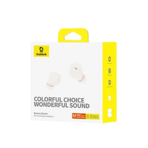 אוזניות תוך אוזן אלחוטיות לבנות עם חוויית שמע יוצאת דופן | Baseus Bowie E18 Tws 6