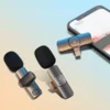 זוג מיקרופונים אלחוטיים Type-C להקלטה איכותית ופשוטה | Miracase MWMC550