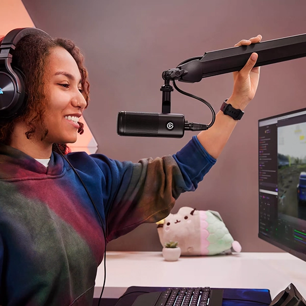 זרוע למיקרופון Elgato Wave Mic Arm עם כוונון גמיש וניהול כבלים מובנה