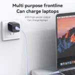 כבל USB-C 60W ל-USB-C לבן באורך 1.2 מטר מהיר וחזק במיוחד | Yesido CA168