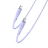 כבל USB-C 60W סגול באורך 1.2 מטר מהיר וחזק במיוחד | Yesido CA168