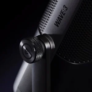 מיקרופון קונדנסר Elgato Wave 3 עם איכות שידור מקצועית ושליטה חכמה