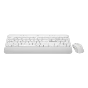 מקלדת ועכבר אלחוטיים לבן Logitech MK650