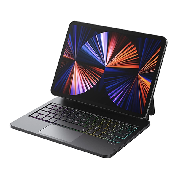 כיסוי ומקלדת מגנטית אלחוטית עם תאורת RGB ל-iPad Air 13 M2 מבית PureGear