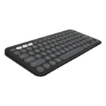מקלדת + עכבר Logitech Pebble 2 Combo אלחוטיים ל-Mac בלבד קומפקטי שחור