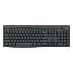 סט מקלדת ועכבר אלחוטי קומפקטי בצבע שחור | Logitech MK370