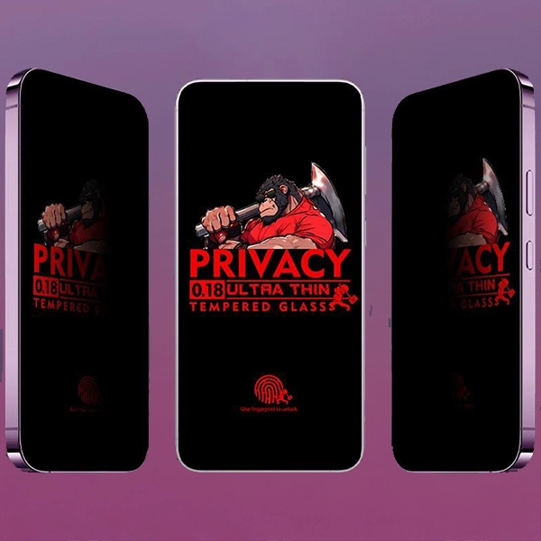מגן מסך זכוכית פרטיות דק ביותר לגלקסי S24 להגנה מירבית | 0.18MM Privacy