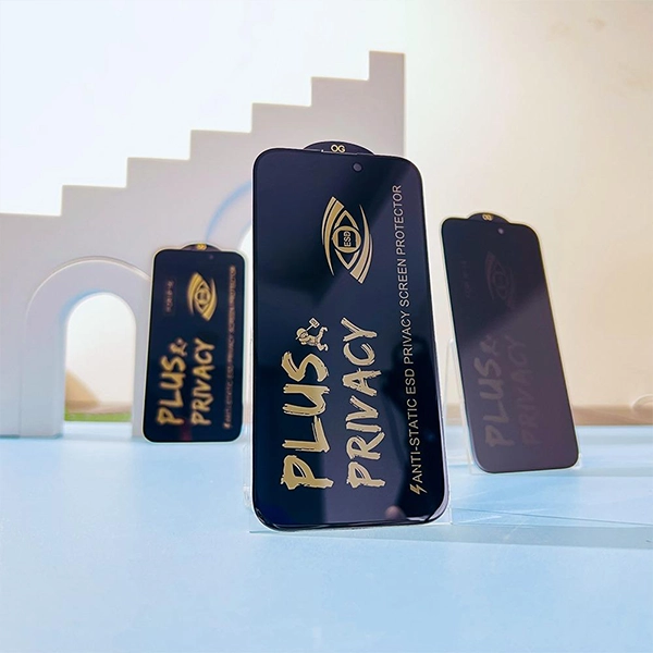 מגן מסך זכוכית פרטיות לאייפון 14 פרו מקס להגנה מירבית | Privacy