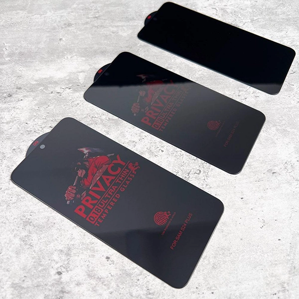 מגן מסך זכוכית פרטיות דק ביותר לגלקסי S24 להגנה מירבית | 0.18MM Privacy