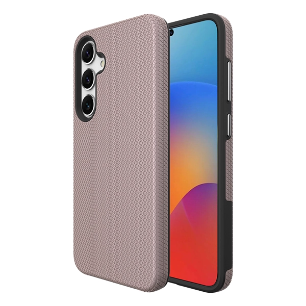 כיסוי קשיח לגלקסי A56 רוז גולד עם מרקם מחוספס להגנה מיטבית | Grip Case Flex