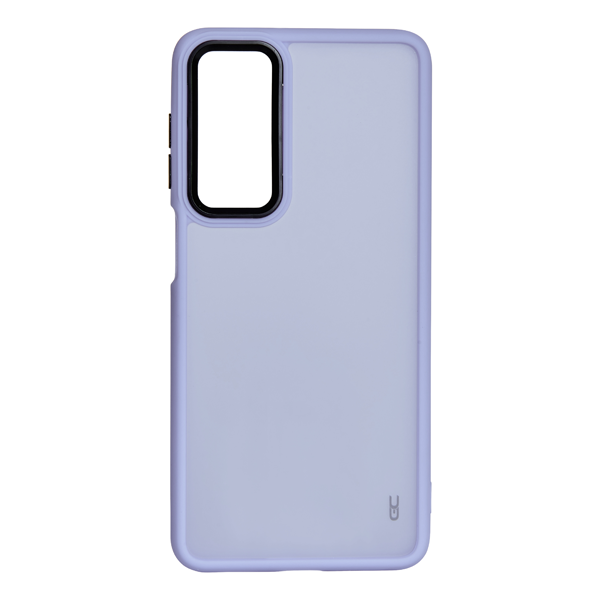 כיסוי קשיח לגלקסי A56 סגול שקוף | Grip Case Hybrid