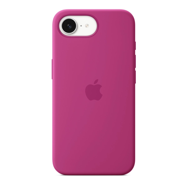 כיסוי סיליקון מקורי לאייפון 16e פוקסיה | אפל Apple Silicone Fuchsia