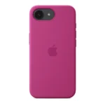 כיסוי סיליקון מקורי לאייפון 16e פוקסיה | אפל Apple Silicone Fuchsia