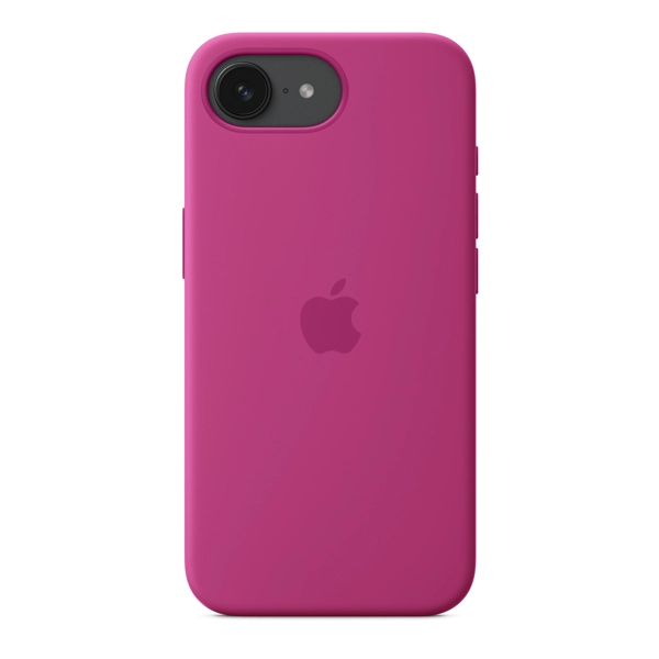 כיסוי סיליקון מקורי לאייפון 16e פוקסיה | אפל Apple Silicone Fuchsia