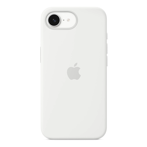 כיסוי סיליקון מקורי לאייפון 16e לבן | אפל Apple Silicone White