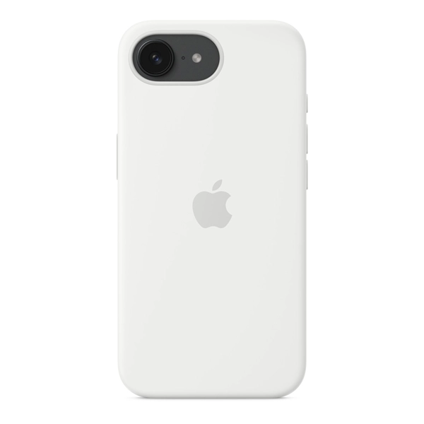 כיסוי סיליקון מקורי לאייפון 16e לבן | אפל Apple Silicone White