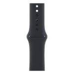 Apple Watch Series SE 2022 40mm שחור אלומיניום תומך GPS עם רצועת סיליקון שחורה Sport Band