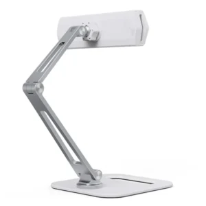 מעמד אלומיניום לבן מתכוונן לטאבלט וסמארטפון | Boneruy P51