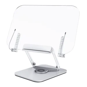 מעמד קריאה אקרילי שקוף מתכוונן 360 מעלות | Boneruy R15