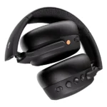 אוזניות אלחוטיות שחורות Skullcandy Crusher ANC 2 עם בס עוצמתי וביטול רעשים חכם