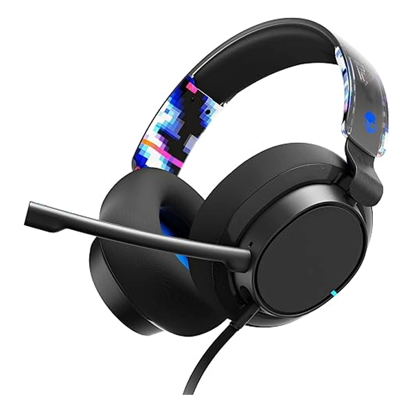 אוזניות גיימינג חוטיות שחור/כחול Skullcandy SLYR Pro אוניברסליות עם מיקרופון מתקדם