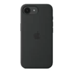 כיסוי סיליקון מקורי לאייפון 16e שחור | אפל Apple Silicone Black