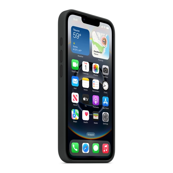 כיסוי סיליקון מקורי לאייפון 16e שחור | אפל Apple Silicone Black