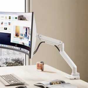 זרוע למסכים 17-49 אינץ׳ עם מנגנון גז חיבורי USB וניהול כבלים מתקדם Lumi LDT69-C012UC