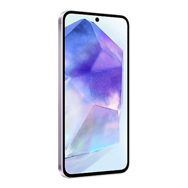 טלפון סלולרי Samsung Galaxy A55 בנפח 128GB בצבע לילך | סמארטפון חכם עם מצלמה עוצמתית וביצועים מהירים