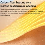 מסכת חימום לעיניים עם סוללה גדולה ורצועת מתכווננת Yesido MG13